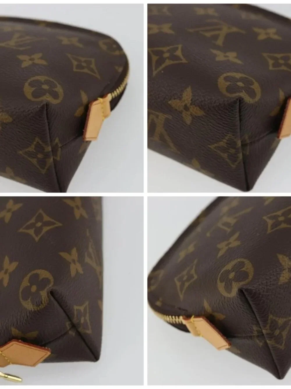 LOUIS VUITTON Monogram Pochette Cosmetic PM Pouch M43998 LV Auth 159484
